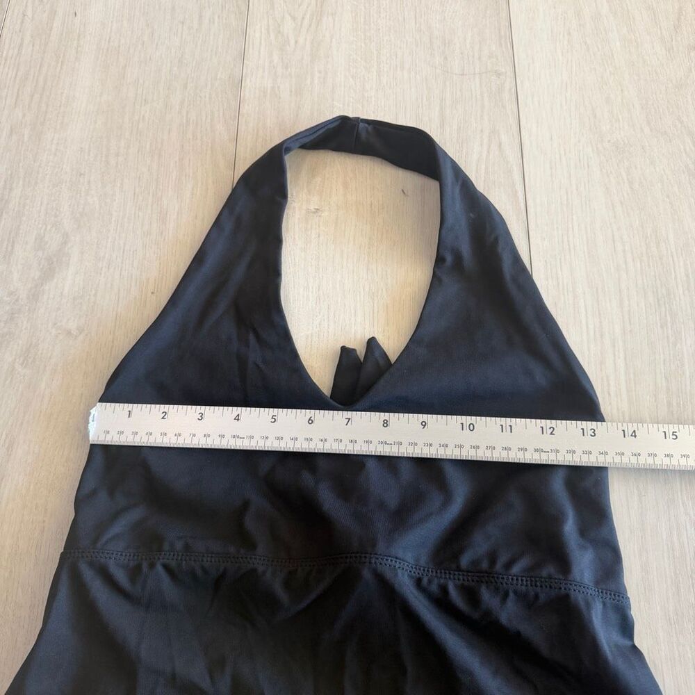 Patagonia Morning Glory Halter Dress Black Black Hiking dress size L - Picture 3 of 9